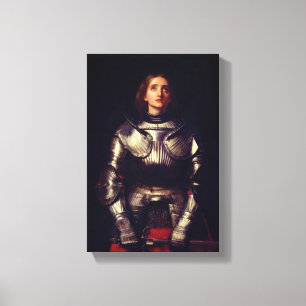 Joan of Arc van John Everett Millais Canvas Afdruk