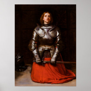 Joan of Arc van John Everett Millais Poster