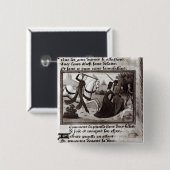 Joan of Arc Vierkante Button 5,1 Cm (Voorkant /achterkant)