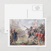 Joan van Boog (1412-31) geeft opdracht tot de Briefkaart (Voorkant / Achterkant)