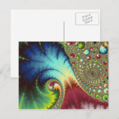 Joanie 50 Fractal Art Briefkaart (Voorkant / Achterkant)