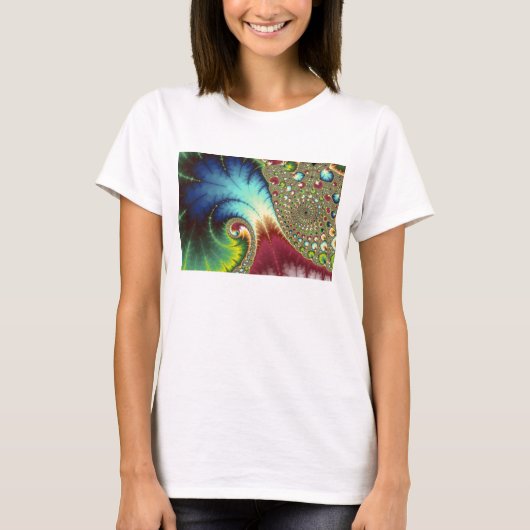 Joanie 50 Fractal Art T-shirt (Voorkant)