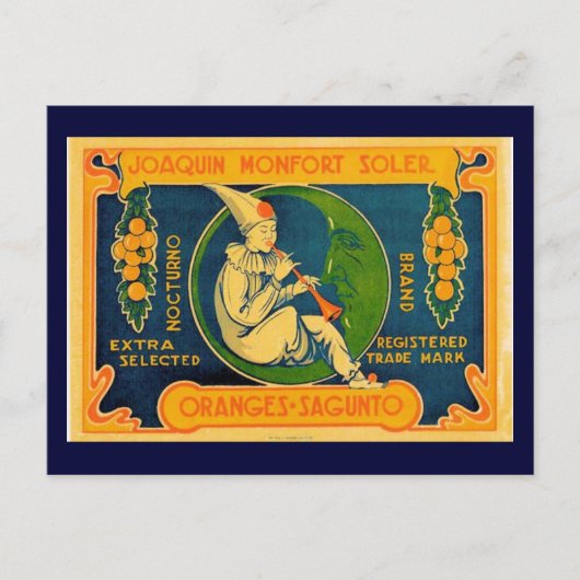 Joaquin Sinaasappels Briefkaart (Voorkant)