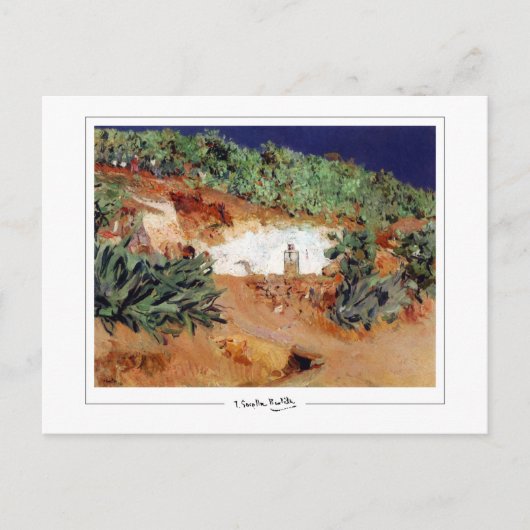 Joaquín Sorolla #148 - Kunstmatig Briefkaart (Voorkant)