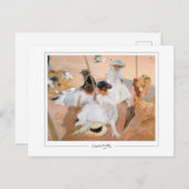 Joaquín Sorolla #17 - Carte postale Art (Devant / Derrière)