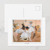 Joaquín Sorolla #17 - Carte postale d'art (Devant / Derrière)