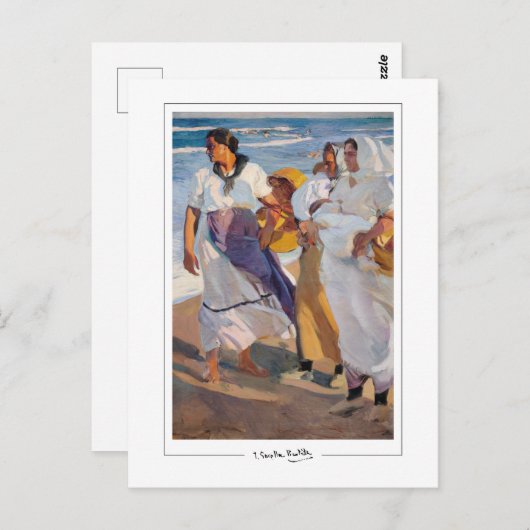 Joaquín Sorolla #1 - Carte postale Art (Devant / Derrière)