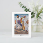 Joaquín Sorolla #1 - Carte postale d'art (Debout devant)