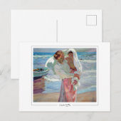 Joaquín Sorolla #21 - Carte postale d'art (Devant / Derrière)