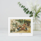 Joaquín Sorolla #442 - Carte postale d'art fin (Debout devant)