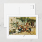 Joaquín Sorolla #442 - Carte postale d'art fin (Devant / Derrière)