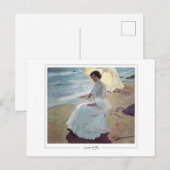 Joaquín Sorolla #51 - Carte postale d'art fin (Devant / Derrière)
