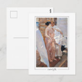 Joaquín Sorolla #5 - Carte postale d'art (Devant / Derrière)
