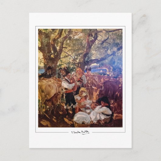 Joaquín Sorolla #79 - Carte postale Art (Devant)