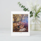 Joaquín Sorolla #79 - Carte postale d'art fin (Debout devant)