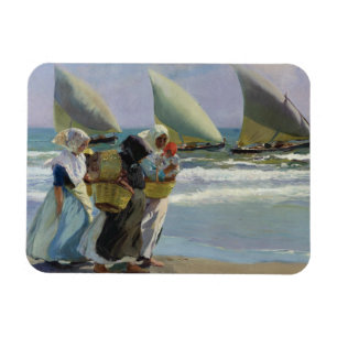 Joaquin Sorolla - De drie kwartels Magneet