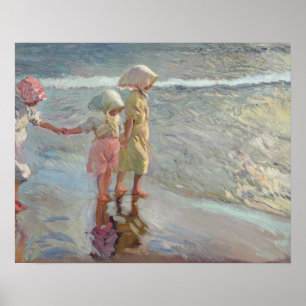 Joaquin Sorolla - De drie zussen Poster