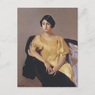 Joaquín Sorolla- Elena in een gele tonijn Briefkaart