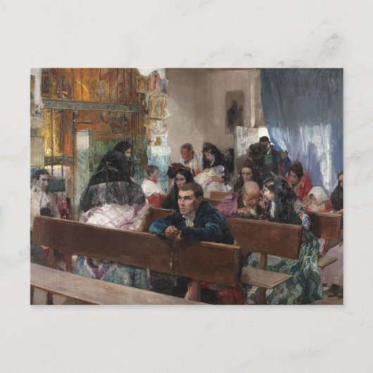 Joaquin Sorolla - Het aptisme Briefkaart (Voorkant)