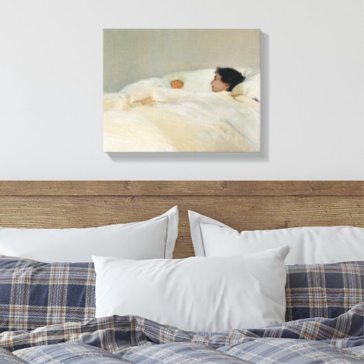 Joaquin Sorolla - Moeder Canvas Afdruk (Insitu (Slaapkamer))