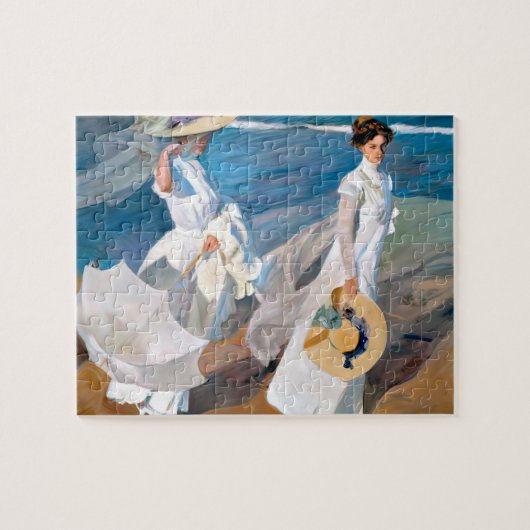 Joaquín Sorolla paseos a orillas del mar Legpuzzel (Horizontaal)