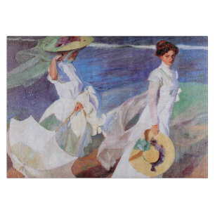 Joaquin Sorolla Women Walking Beach Snijplank