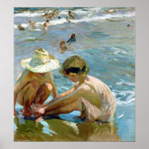 Joaquín Sorolla y Bastida De gewonde voet Poster