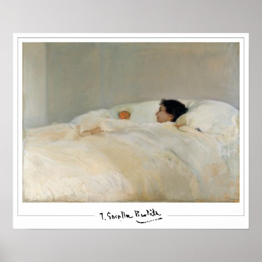 Joaquín Sorolla Zedign Art Poster #233 (Voorkant)