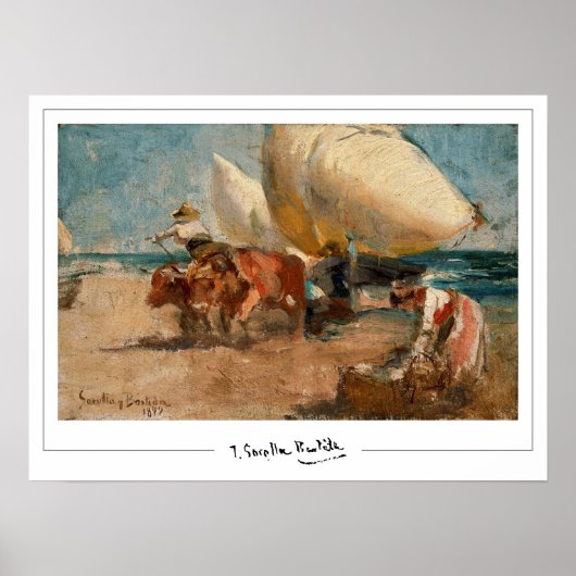 Joaquín Sorolla Zedign Art Poster #26 (Voorkant)