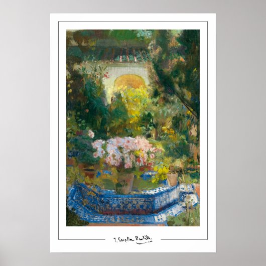 Joaquín Sorolla Zedign Art Poster #4 (Voorkant)