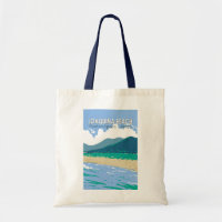 Joaquina Beach Brazilië Reizen Kunst Vintage