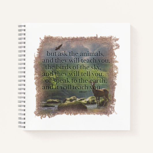 JOB 12:7 - Journal intime (Devant)