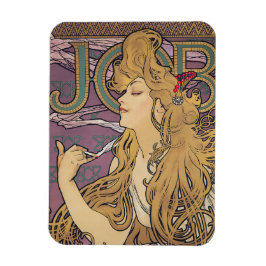 Job (1896) door Alphonse Mucha Magneet