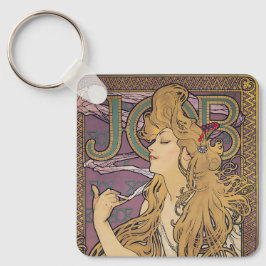 Job (1896) door Alphonse Mucha Sleutelhanger
