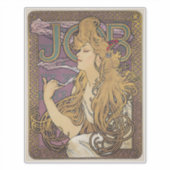 Job (1896) door Alphonse Mucha Sticker (Voorkant)