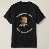 Job kiest voor de mens [CC-CatCow] T-shirt (Design voorkant)