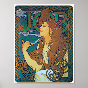 JOB, Mucha Poster