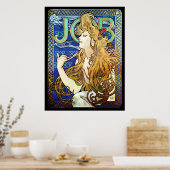 JOB van Alphonse Mucha Poster (Keuken)