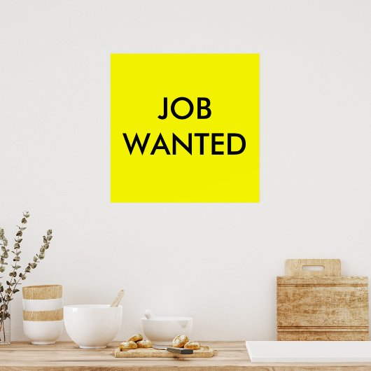 JOB WANNEER POSTER (Keuken)