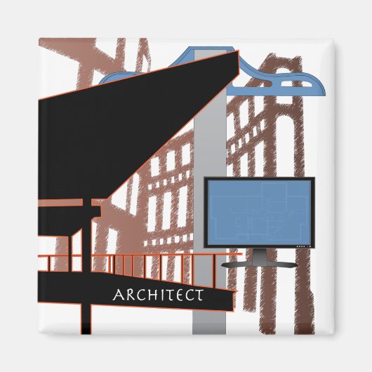 Jobs Architect Magnet (Devant)