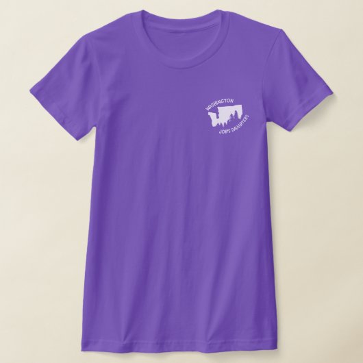 Job's Daughters Washington T-shirt (met achterkant (Laagn)