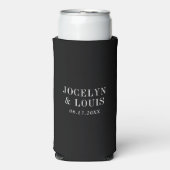 Jocelyn Black Modern Wedding (Seltzer Voorkant)