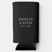 Jocelyn Black Modern Wedding (Achterkant)