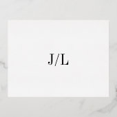 Jocelyn Modern Wedding RSVP Kaart (Achterkant)