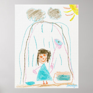 Jocelyn's Poster voor regenachtige dagen