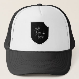 Jock Jam Jesus gothic crest trucker hat Pet