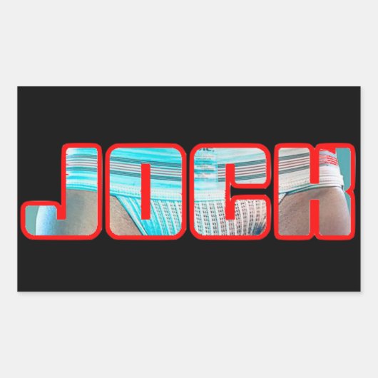 JOCK Rechthoek Stickers (Voorkant)