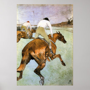 Jockey 2 van Toulouse-Lautrec Poster