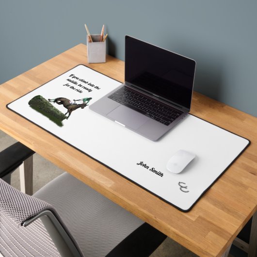 Jockey Cheval En Mat De Bureau Vert (Bureau 2)