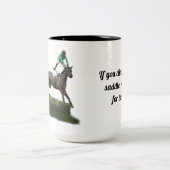 Jockey Cheval En Mug Café Vert (Centre)
